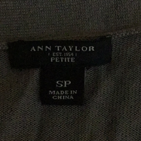 Ann Taylor Button down sweater Small Petite - Picture 7 of 8